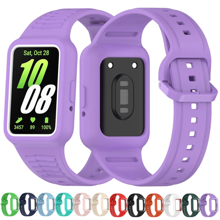 For  Huawei Band 9 NFC Two Color Frame Integrated Silicone Watch Band(White) - Watch Bands by PMc TechLife | Online Shopping South Africa | PMc TechLife | Buy Now Pay Later Mobicred