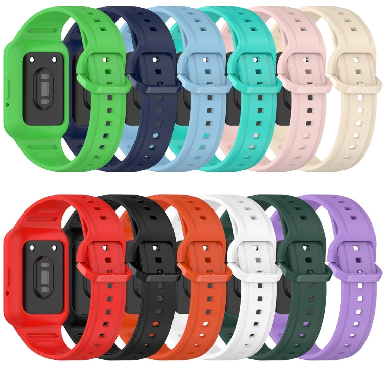For  Huawei Band 8 NFC Two Color Frame Integrated Silicone Watch Band(Midnight Blue) - free shipping - PMc TechLife - Order now!