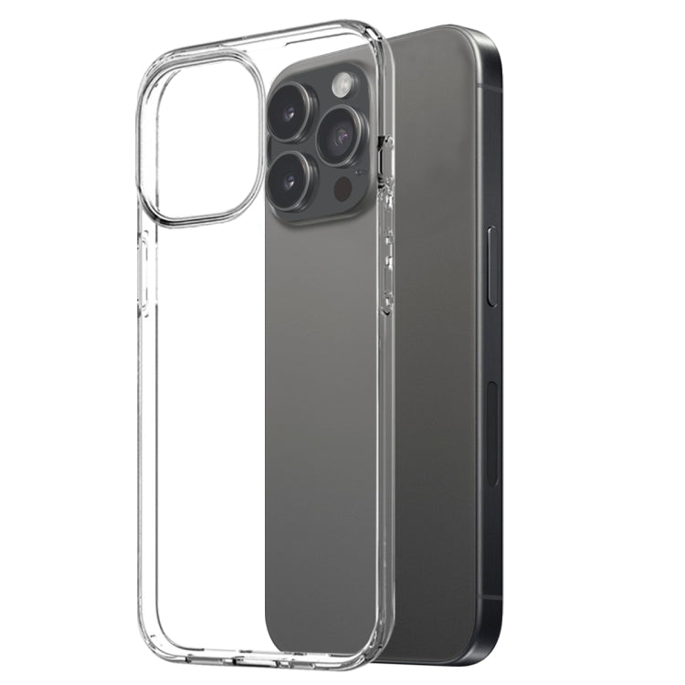 For iPhone 16 Pro NORTHJO 2 in 1 TPU Phone Case Screen Protector Tempered Glass Film(Clear) - iPhone 16 Pro Cases by NORTHJO | Online Shopping South Africa | PMC TechLife | Buy Now Pay Later Mobicred