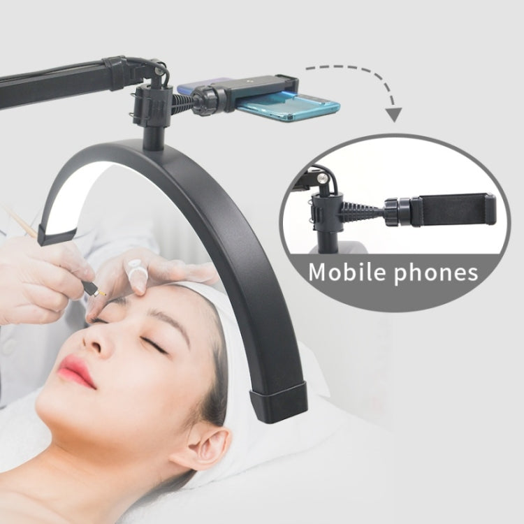 HD-M3X Pro 16 inch Adjustable Brightness Beauty Light Half Moon Light Eyelash Tech Lamp, Plug:UK Plug(White) - Selfie Light by PMC TechLife | Online Shopping South Africa | PMC TechLife | Buy Now Pay Later Mobicred