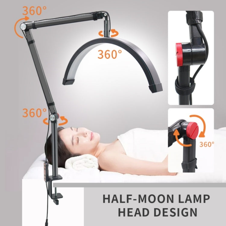 HD-M3X Pro 16 inch Adjustable Brightness Beauty Light Half Moon Light Eyelash Tech Lamp, Plug:EU Plug(White) - Selfie Light by PMC TechLife | Online Shopping South Africa | PMC TechLife | Buy Now Pay Later Mobicred