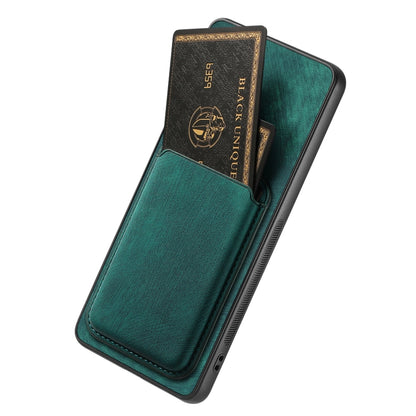 For Huawei Pura 70 Retro Leather Card Bag Magnetic Phone Case(Green) - Huawei Cases by PMC Jewellery | Online Shopping South Africa | PMC Jewellery | Buy Now Pay Later Mobicred