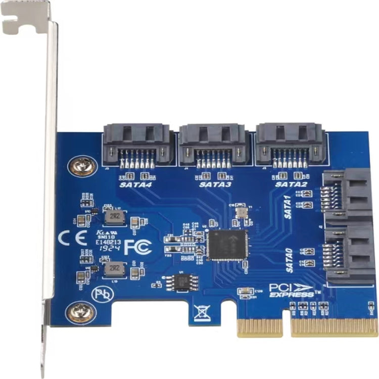 PCIE 3.0-4X to 5 x SATA Controller Card - Add-on Cards by PMC Jewellery | Online Shopping South Africa | PMC Jewellery | Buy Now Pay Later Mobicred