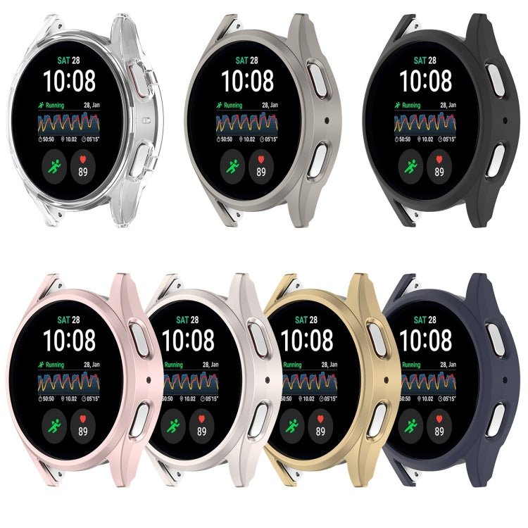 For Sansung Galaxy Watch 7 40mm Half Pack Hollow PC Watch Protective Case(Black) - Watch Cases by PMC TechLife | Online Shopping South Africa | PMC TechLife | Buy Now Pay Later Mobicred