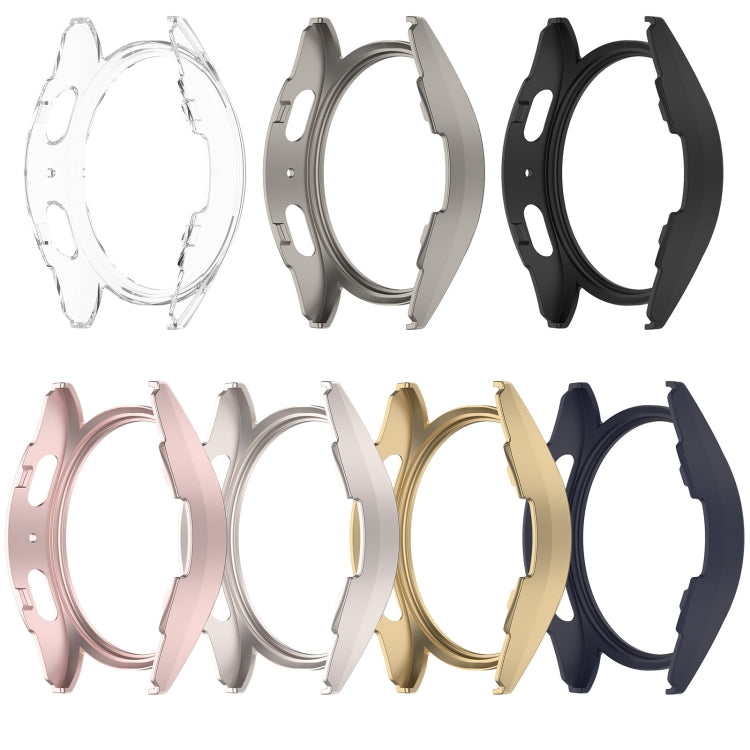For Sansung Galaxy Watch 7 40mm Half Pack Hollow PC Watch Protective Case(Transparent White) - Watch Cases by PMC TechLife | Online Shopping South Africa | PMC TechLife | Buy Now Pay Later Mobicred