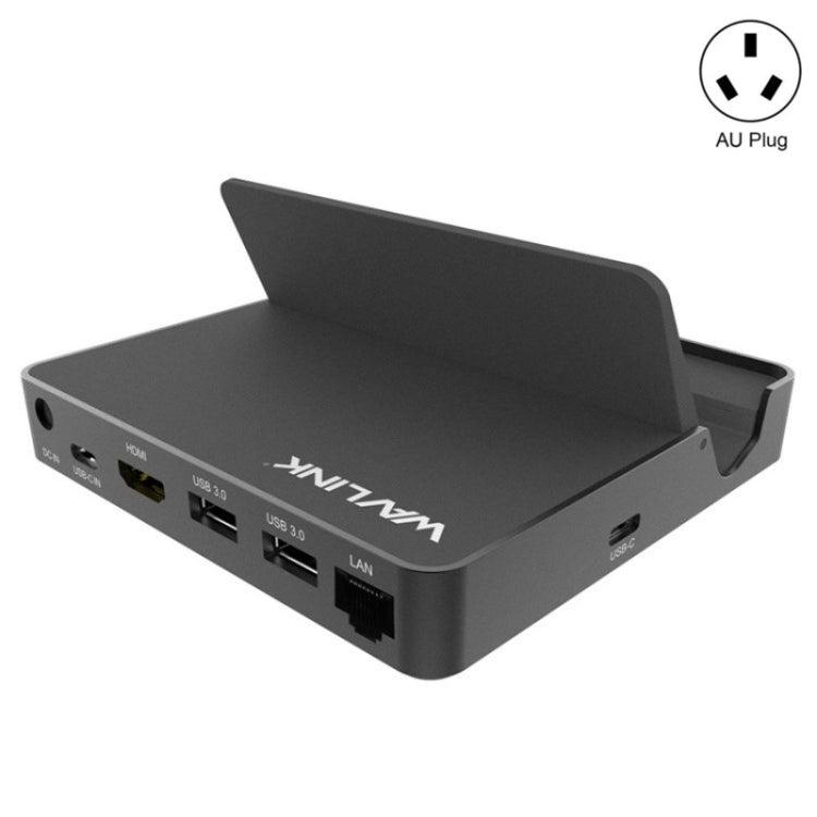 WAVLINK UHP3D01G Gigabit Ethernet USB 3.0 Multi-Function HUB 4K HD Docking Station(AU Plug) - free shipping - PMC Jewellery - Order now!
