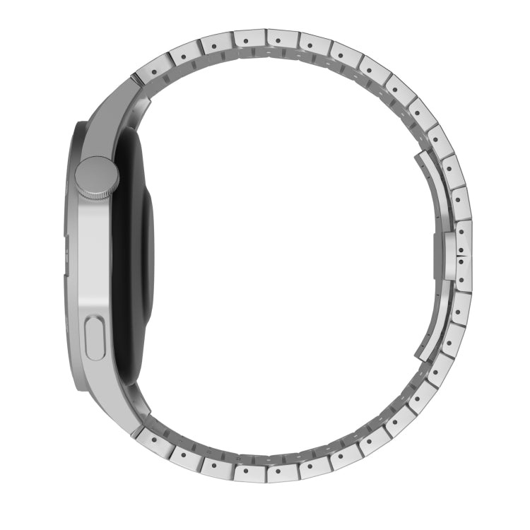 For Ticwatch E2 22mm One Bead Paint Butterfly Buckle Alloy Watch Band(Silver) - free shipping - PMC TechLife - Order now!