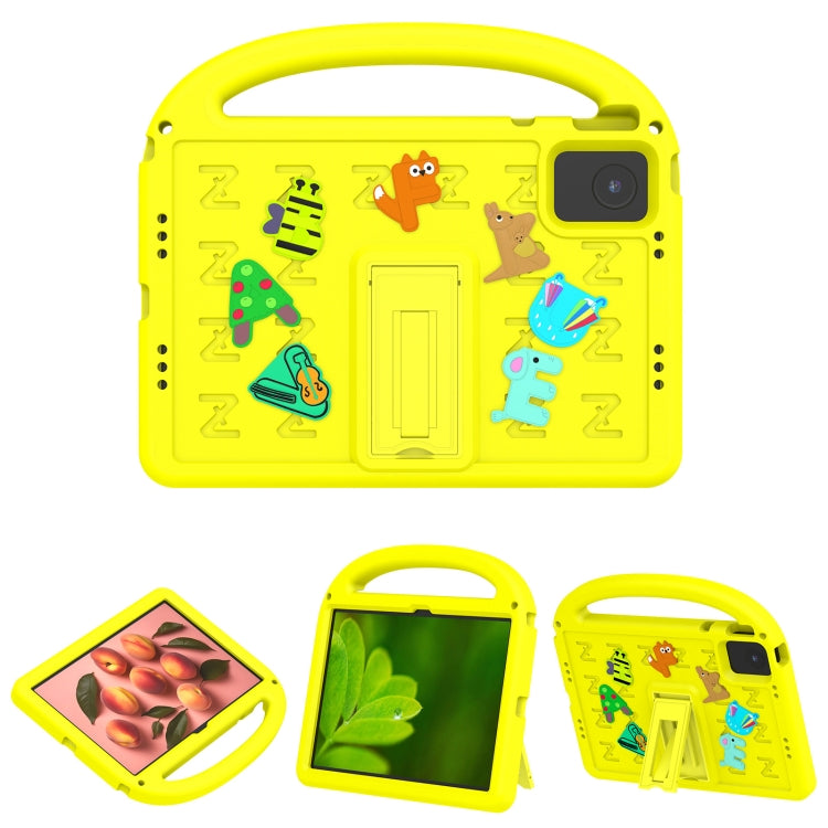 For Lenovo Tab M11 / Xiaoxin Pad 11 2024 Cartoon Sparrow EVA Shockproof Tablet Case(Yellow) - Lenovo by PMC TechLife | Online Shopping South Africa | PMC TechLife | Buy Now Pay Later Mobicred