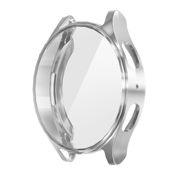 For Samsung Galaxy Watch7 44mm ENKAY Hat-Prince Full Coverage Electroplated Soft TPU Case with Screen Protection(Silver) - free shipping - PMc TechLife - Order now!