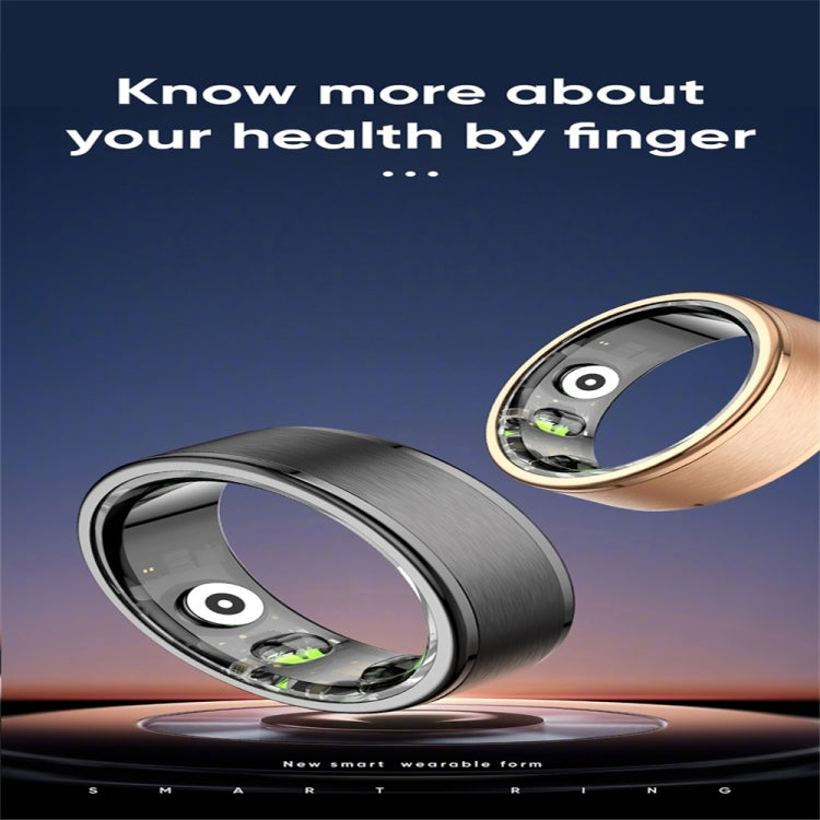 R03 SIZE 8 Smart Ring, Support Heart Rate / Blood Oxygen / Sleep / Multiple Sports Modes(Gold) - Smart Rings / Smart Telephones by PMC TechLife | Online Shopping South Africa | PMC TechLife | Buy Now Pay Later Mobicred