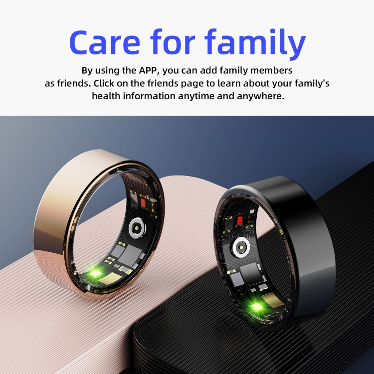 R11M SIZE 10 Smart Ring, Support Heart Rate / Blood Oxygen / Sleep / Multiple Sports Modes(Black) - Smart Rings / Smart Telephones by PMC TechLife | Online Shopping South Africa | PMC TechLife | Buy Now Pay Later Mobicred