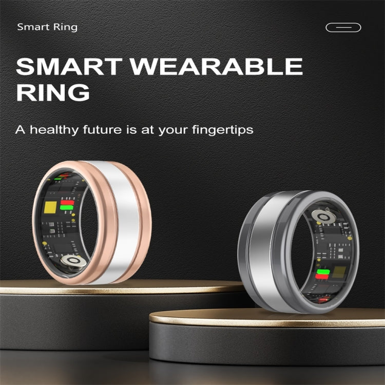 R18 SIZE 12 Smart Ring, Support Heart Rate / Blood Oxygen / Sleep / Multiple Sports Modes(Gold) - Smart Rings / Smart Telephones by PMC Jewellery | Online Shopping South Africa | PMC Jewellery | Buy Now Pay Later Mobicred