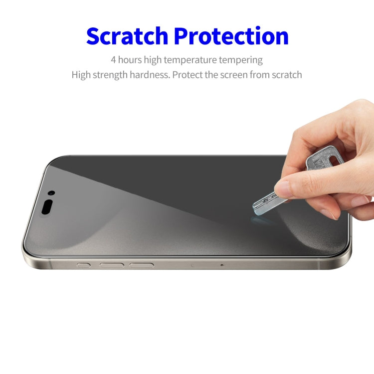 For iPhone 16 Pro ENKAY Hat-Prince 28 Degree Anti-peeping Privacy Tempered Glass Film - iPhone 16 Pro Tempered Glass by ENKAY | Online Shopping South Africa | PMC Jewellery | Buy Now Pay Later Mobicred