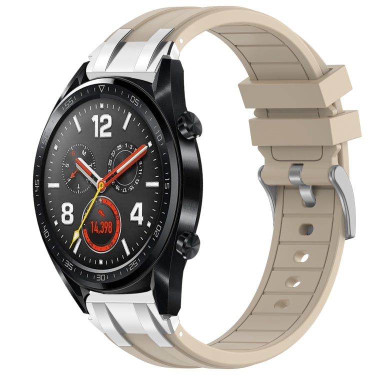 For Huawei Watch GT 22mm Quick Release Silver Buckle Royal Silicone Watch Band(Starlight) - free shipping - PMC TechLife - Order now!