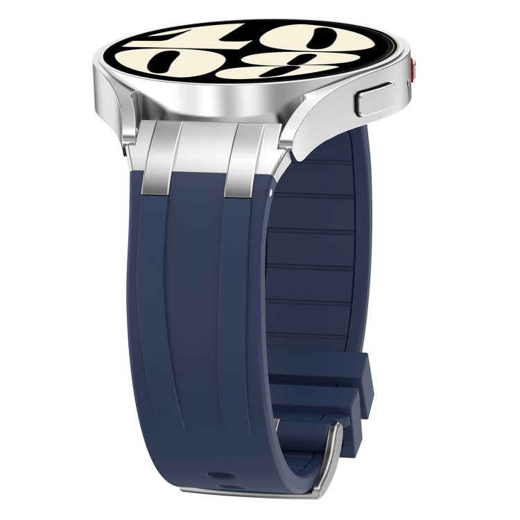 For Honor Magic Watch 22mm Quick Release Silver Buckle Royal Silicone Watch Band(Navy Blue) - free shipping - PMC TechLife - Order now!