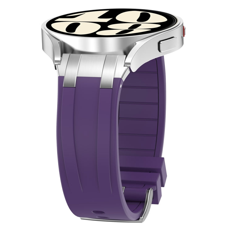 For Honor Magic Watch 22mm Quick Release Silver Buckle Royal Silicone Watch Band(Purple) - free shipping - PMC TechLife - Order now!