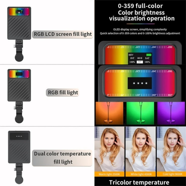 V16SE For Mobile Phone / Tablet / Laptop Three Light Modes Clip-On Pocket Mini Fill Light - Selfie Light by PMC Jewellery | Online Shopping South Africa | PMC Jewellery | Buy Now Pay Later Mobicred