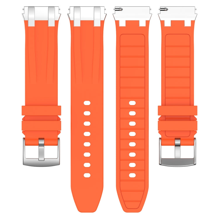 For Garmin Forerunner 255 22mm Quick Release Silver Buckle Royal Silicone Watch Band(Orange) - free shipping - PMC TechLife - Order now!