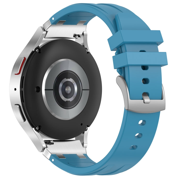 For Garmin Forerunner 255 22mm Quick Release Silver Buckle Royal Silicone Watch Band(Sea Blue) - free shipping - PMC TechLife - Order now!