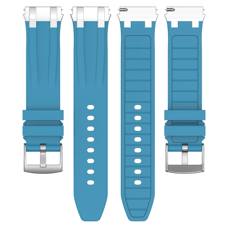 For Garmin Forerunner 255 22mm Quick Release Silver Buckle Royal Silicone Watch Band(Sea Blue) - free shipping - PMC TechLife - Order now!