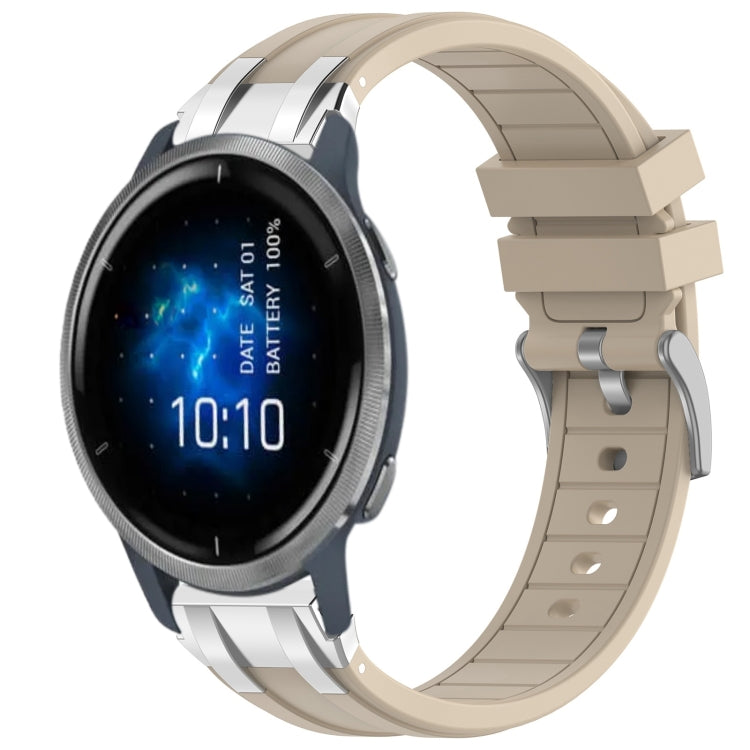 For Garmin Venu 2 22mm Quick Release Silver Buckle Royal Silicone Watch Band(Starlight) - free shipping - PMC TechLife - Order now!