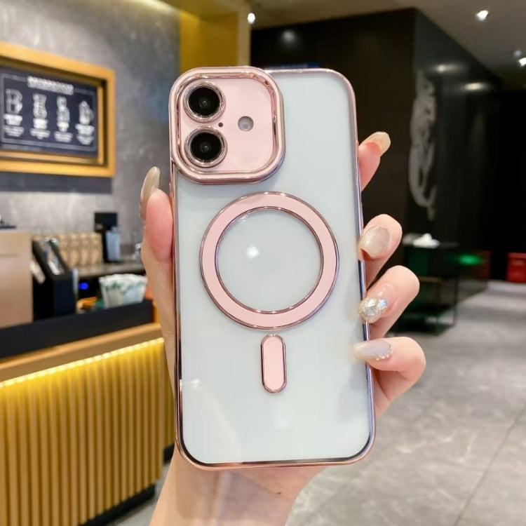 For iPhone 16 Plus Imitation Original Magsafe TPU Phone Case(Pink) - free shipping - PMC Jewellery - Order now!