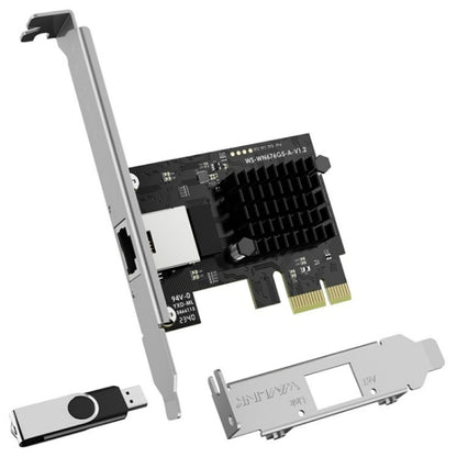 WAVLINK NWP003 5Gbps RTL8126 Chip RJ45 Ethernet Adapter Pcie Network Card - USB Network Adapter by WAVLINK | Online Shopping South Africa | PMC Jewellery | Buy Now Pay Later Mobicred