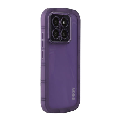 For Xiaomi 14 Pro ENKAY Hat-Prince Translucent Matte TPU Shockproof Phone Case(Purple) - 14 Pro Cases by ENKAY | Online Shopping South Africa | PMC Jewellery | Buy Now Pay Later Mobicred