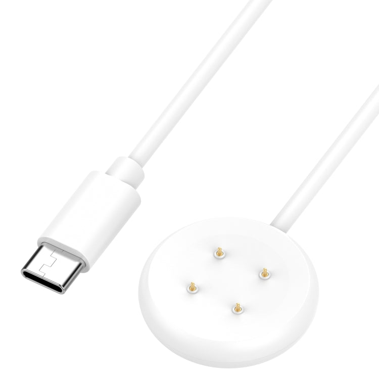 For Google Pixel Watch 3 41 / 45mm USB-C / Type-C Interface Smart Watch Charging Cable, Length: 1m(White) - Other by PMC TechLife | Online Shopping South Africa | PMC TechLife | Buy Now Pay Later Mobicred