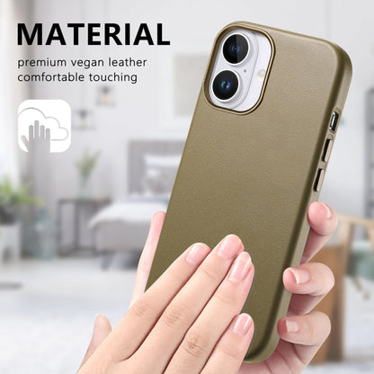 For iPhone 16 Plus Electroplated Metal Button Shockproof Phone Case(Green) - iPhone 16 Plus Cases by PMC Jewellery | Online Shopping South Africa | PMC Jewellery | Buy Now Pay Later Mobicred