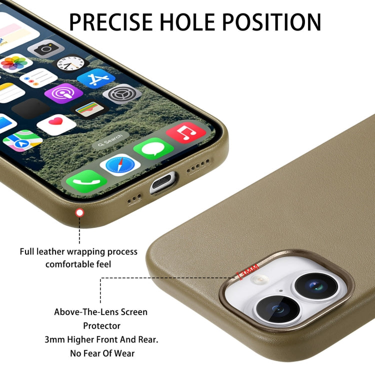 For iPhone 16 Plus Electroplated Metal Button Shockproof Phone Case(Green) - iPhone 16 Plus Cases by PMC Jewellery | Online Shopping South Africa | PMC Jewellery | Buy Now Pay Later Mobicred