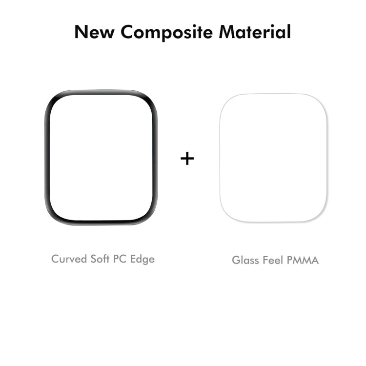 For Apple Watch Series 10 42mm 2pcs ENKAY 3D Full Coverage Soft PC Edge PMMA HD Screen Film - Screen Protector by ENKAY | Online Shopping South Africa | PMC TechLife | Buy Now Pay Later Mobicred