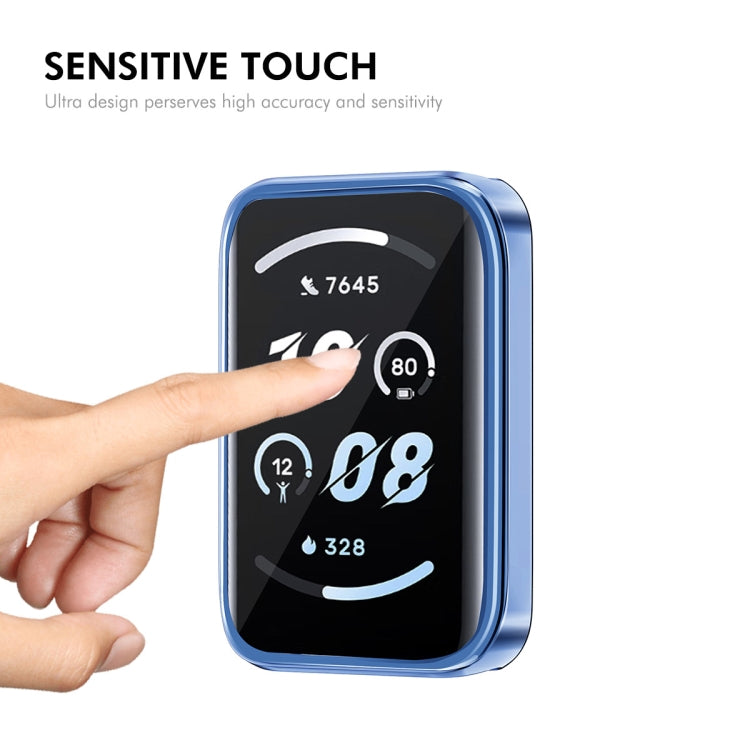 For Honor Band 9 ENKAY Hat-Prince Full Coverage Electroplated Soft TPU Case with Screen Protection(Golden) - free shipping - PMc TechLife - Order now!