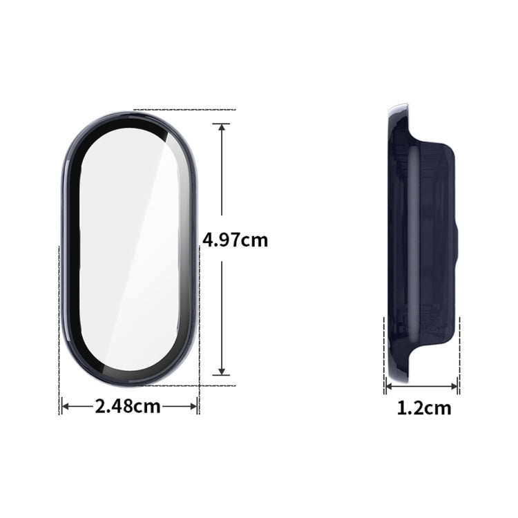 For Xiaomi Smart Band 9 / 9 NFC ENKAY Hat-Prince PC Frame Watch Protective Case with Tempered Film(Dark Blue) - free shipping - PMc TechLife - Order now!