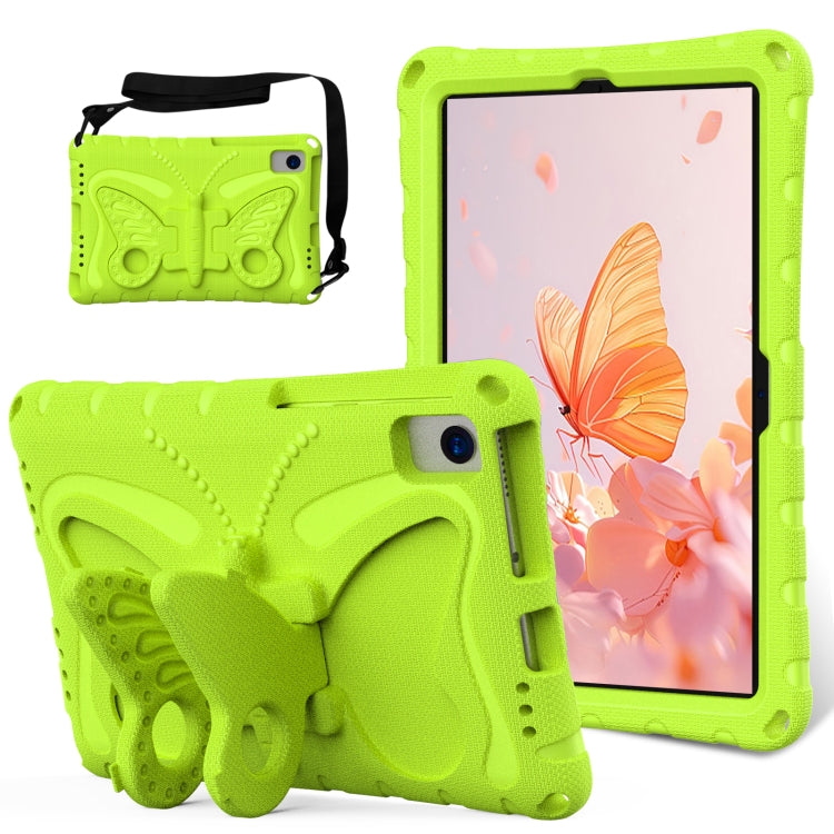 For Lenovo Tab K10 TB-X6C6F 10.3 Butterfly Bracket EVA Shockproof Tablet Case(Grass Green) - free shipping - PMC TechLife - Order now!