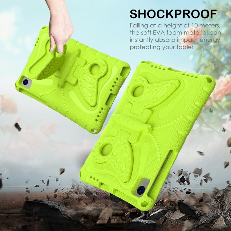 For Lenovo Tab K10 TB-X6C6F 10.3 Butterfly Bracket EVA Shockproof Tablet Case(Grass Green) - free shipping - PMC TechLife - Order now!