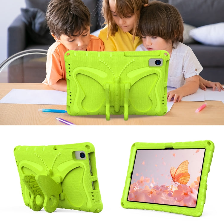 For Lenovo Tab K10 TB-X6C6F 10.3 Butterfly Bracket EVA Shockproof Tablet Case(Grass Green) - free shipping - PMC TechLife - Order now!