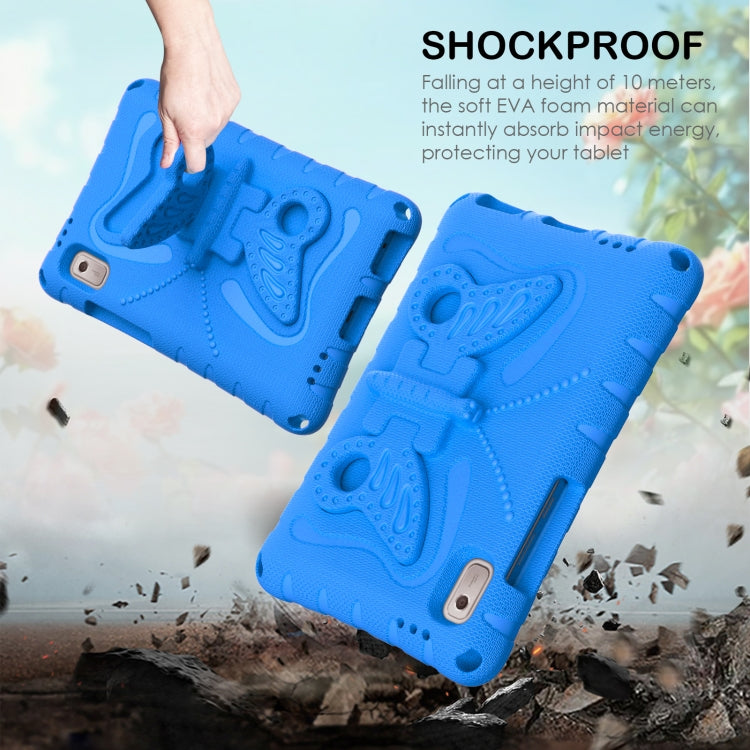 For Lenovo Tab M9 TB-310XU 2023 Butterfly Bracket EVA Shockproof Tablet Case(Blue) - Lenovo by PMC TechLife | Online Shopping South Africa | PMC TechLife | Buy Now Pay Later Mobicred