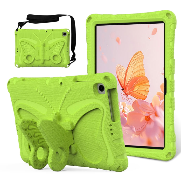 For Lenovo Tab M10 HD TB-328 10.1 Butterfly Bracket EVA Shockproof Tablet Case(Grass Green) - Lenovo by PMC TechLife | Online Shopping South Africa | PMC TechLife | Buy Now Pay Later Mobicred