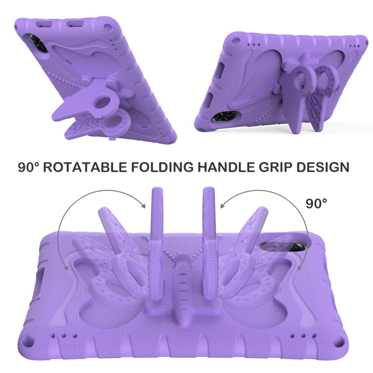 For Honor Pad X8 Pro 11.5 Butterfly Bracket EVA Shockproof Tablet Case(Light Purple) - Honor by PMC TechLife | Online Shopping South Africa | PMC TechLife | Buy Now Pay Later Mobicred
