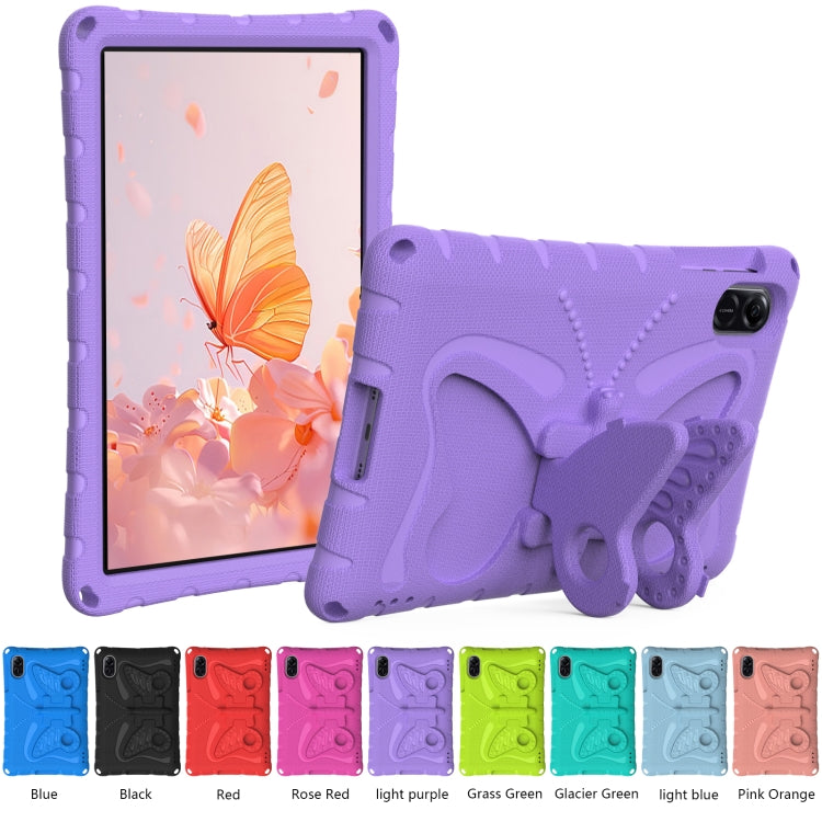 For Honor Pad X8 Pro 11.5 Butterfly Bracket EVA Shockproof Tablet Case(Light Purple) - Honor by PMC TechLife | Online Shopping South Africa | PMC TechLife | Buy Now Pay Later Mobicred