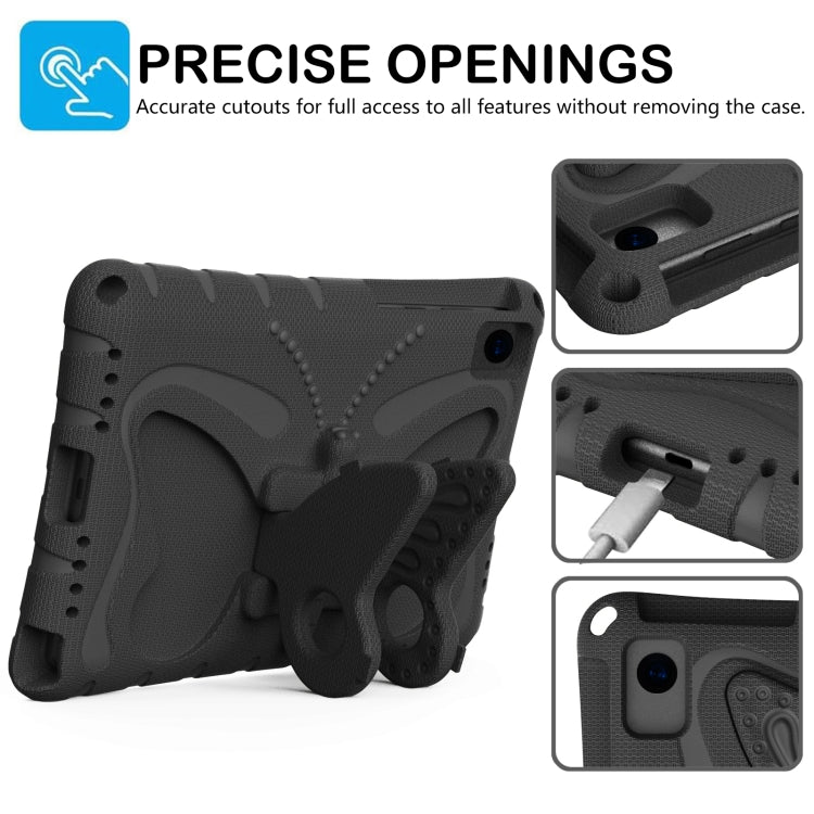 For Huawei MatePad SE 10.4 Butterfly Bracket EVA Shockproof Tablet Case(Black) - Huawei by PMC TechLife | Online Shopping South Africa | PMC TechLife | Buy Now Pay Later Mobicred