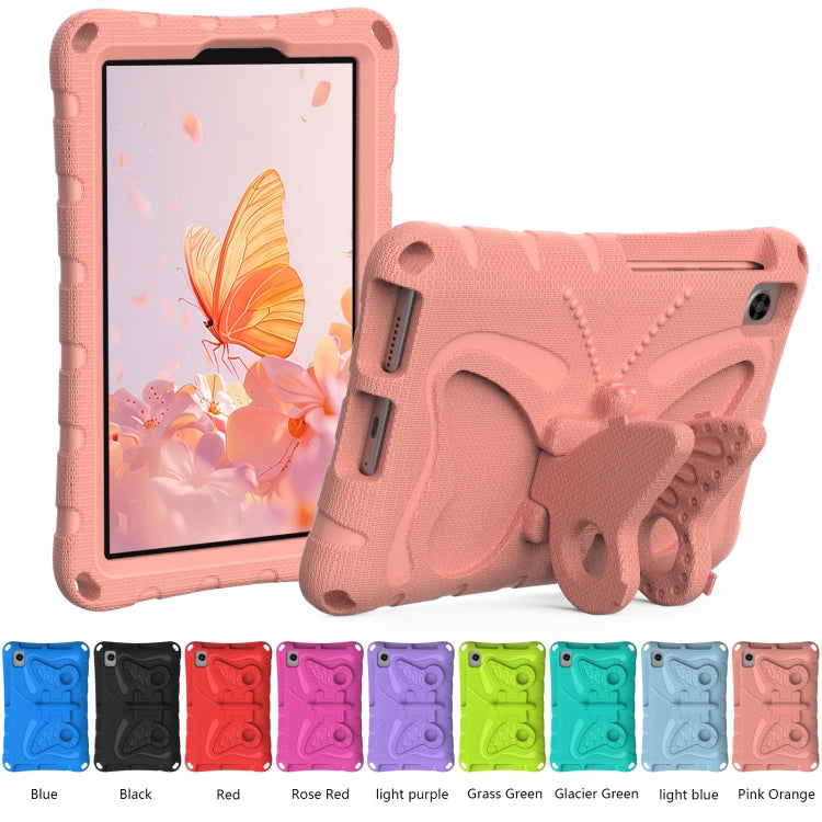 For Huawei MatePad T8 8.0 2020 Butterfly Bracket EVA Shockproof Tablet Case(Pink Orange) - Huawei by PMC TechLife | Online Shopping South Africa | PMC TechLife | Buy Now Pay Later Mobicred