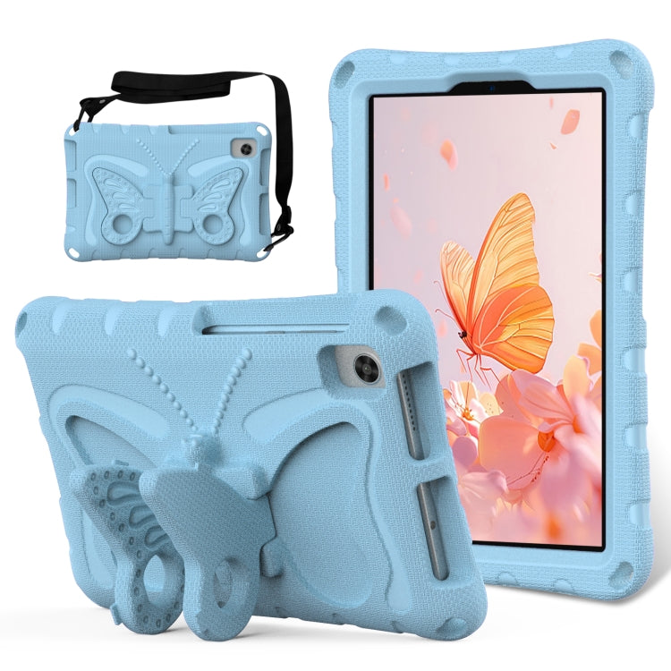 For Huawei MatePad T8 8.0 2020 Butterfly Bracket EVA Shockproof Tablet Case(Light Blue) - Huawei by PMC TechLife | Online Shopping South Africa | PMC TechLife | Buy Now Pay Later Mobicred