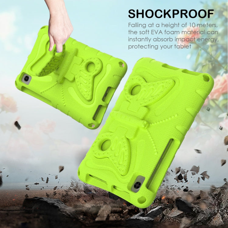 For TCL Tab 8 LE / WiFi 2023 Butterfly Bracket EVA Shockproof Tablet Case(Grass Green) - Others by PMC TechLife | Online Shopping South Africa | PMC TechLife | Buy Now Pay Later Mobicred