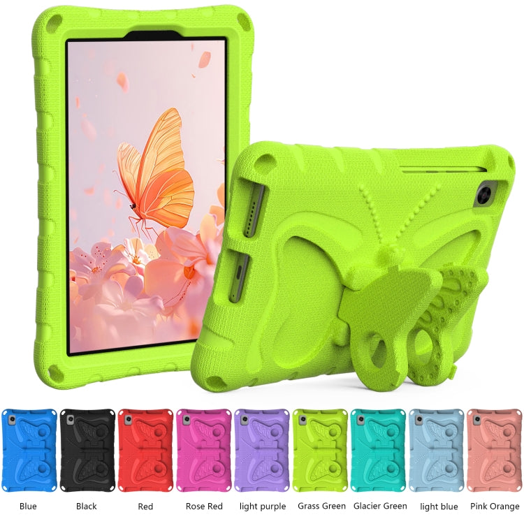 For TCL Tab 8 LE / WiFi 2023 Butterfly Bracket EVA Shockproof Tablet Case(Grass Green) - Others by PMC TechLife | Online Shopping South Africa | PMC TechLife | Buy Now Pay Later Mobicred