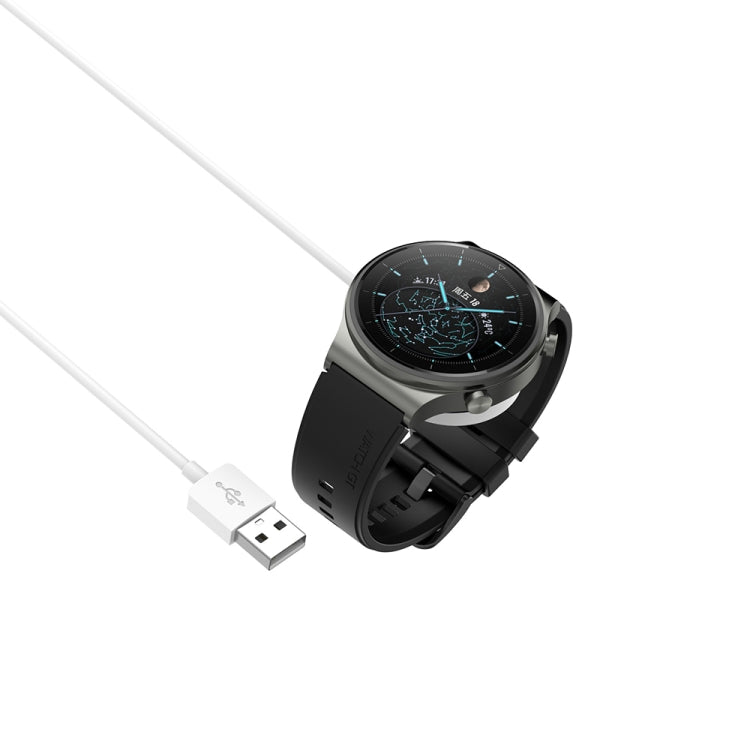For Huawei Watch GT5 Pro 42mm USB Interface Integrated Smart Watch Charging Cable, Length: 1m(White) - Charger by PMC TechLife | Online Shopping South Africa | PMC TechLife | Buy Now Pay Later Mobicred