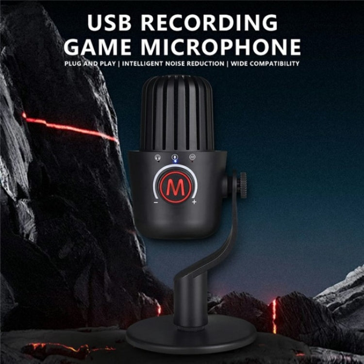 PDO-20 USB Gaming Desktop Microphone Noise Reduction Condenser Microphone(Black) - Microphone by PMC Jewellery | Online Shopping South Africa | PMC Jewellery | Buy Now Pay Later Mobicred