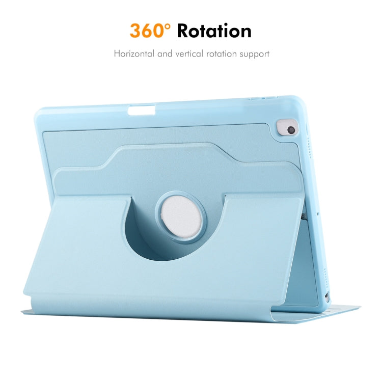 For iPad Air 10.5 / Pro 10.5 / 10.2 ENKAY 360 Rotation TPU Leather Smart Tablet Case with Pen Slot(Beige) - free shipping - PMc TechLife - Order now!