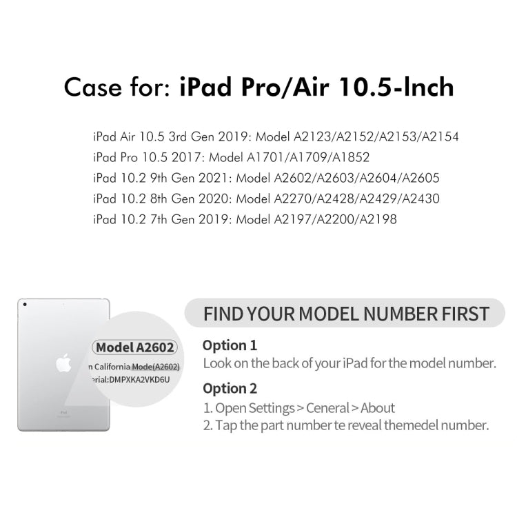 For iPad Air 10.5 / Pro 10.5 / 10.2 ENKAY 360 Rotation TPU Leather Smart Tablet Case with Pen Slot(Beige) - free shipping - PMc TechLife - Order now!